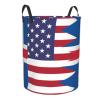 America Iceland Friendship Flag Circular Hamper Lasting Organization Bedroom Bathroom Dcor view 3