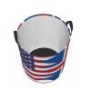 America Iceland Friendship Flag Circular Hamper Lasting Organization Bedroom Bathroom Dcor view 4