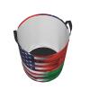 Us Madagascar America Flag Circular Hamper Lasting Organization Bedroom Bathroom Dcor view 4