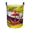 Flag Of Brunei Circular Hamper Lasting Organization Bedroom Bathroom Dcor view 2