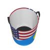 America Palau Friendship Flag Circular Hamper Lasting Organization Bedroom Bathroom Dcor view 4