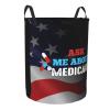 Ask Me About Medicare Circular Hamper Lasting Organization Bedroom Bathroom Dcor view 3