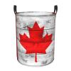 Canada Flag Circular Hamper Lasting Organization Bedroom Bathroom Dcor view 2