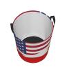 America Yugoslavia Friendship Flag Circular Hamper Lasting Organization Bedroom Bathroom Dcor view 4