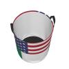 America Nigeria Friendship Flag Circular Hamper Lasting Organization Bedroom Bathroom Dcor view 4