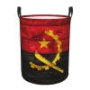 Angola Flag Circular Hamper Lasting Organization Bedroom Bathroom Dcor view 2