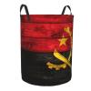 Angola Flag Circular Hamper Lasting Organization Bedroom Bathroom Dcor view 3