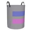 Androgynous Pride Flag Lgbtq Circular Hamper Lasting Organization Bedroom Bathroom Dcor view 3