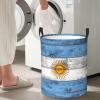 Argentina Flag Circular Hamper Lasting Organization Bedroom Bathroom Dcor view 1