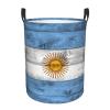 Argentina Flag Circular Hamper Lasting Organization Bedroom Bathroom Dcor view 2