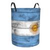 Argentina Flag Circular Hamper Lasting Organization Bedroom Bathroom Dcor view 3