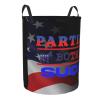 Anti Politics They Both Suck Circular Hamper Lasting Organization Bedroom Bathroom Dcor view 3