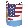 America Argentina Friendship Flag Circular Hamper Lasting Organization Bedroom Bathroom Dcor view 3