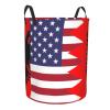 America Albania Friendship Flag Circular Hamper Lasting Organization Bedroom Bathroom Dcor view 3