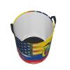 American Ecuadorian Flag Circular Hamper Lasting Organization Bedroom Bathroom Dcor view 4