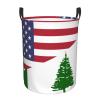 America Norfolk Island Friendship Flag Circular Hamper Lasting Organization Bedroom Bathroom Dcor view 2