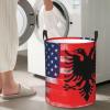 Albanian American Half Circular Hamper Lasting Organization Bedroom Bathroom Dcor view 1