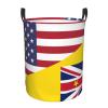 America Niue Friendship Flag Circular Hamper Lasting Organization Bedroom Bathroom Dcor view 2