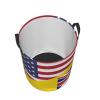 America Niue Friendship Flag Circular Hamper Lasting Organization Bedroom Bathroom Dcor view 4