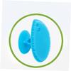 Beavorty 4pcs Silicone Facial Cleansing Brush Cups Gentle Face Scrubber for Skin Types Non-Abrasive Comfortable to Hold for Daily Use Orange Rose Green view 2