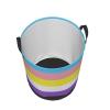 Trans Nonbinary Pride Flag Lgbtq Circular Hamper Lasting Organization Bedroom Bathroom Dcor view 4
