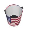 America Liberia Friendship Flag Circular Hamper Lasting Organization Bedroom Bathroom Dcor view 4