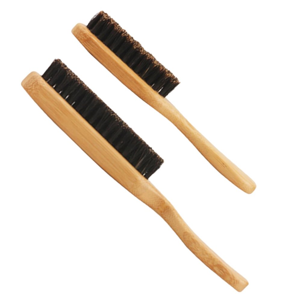 Beavorty 2pcs Men Hair Beard Cleaning Brush Set Shredded Hair Neck Cleaning Grooming Tool for Barbers Gentle Bristles for Comfortable Use Haircut Beard Maintenance