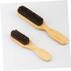 Beavorty 2pcs Men Hair Beard Cleaning Brush Set Shredded Hair Neck Cleaning Grooming Tool for Barbers Gentle Bristles for Comfortable Use Haircut Beard Maintenance view 3