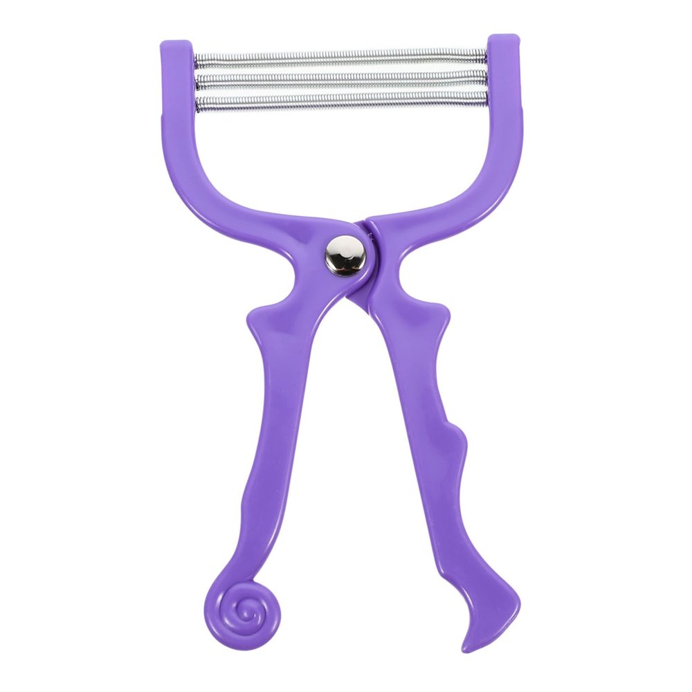 NOLITOY Household Facial Hair Threader Tool for Women Manual Hair Remover for Chin Cheeks Neck and Upper Lip Epilator Non-skid Handle Random Color