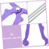 NOLITOY Household Facial Hair Threader Tool for Women Manual Hair Remover for Chin Cheeks Neck and Upper Lip Epilator Non-skid Handle Random Color view 4