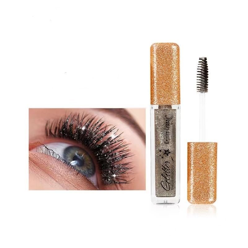 Generic kristen leanne Sparkly Shimmering Shimmering Mascara with Crushed Diamonds Colored Pearl Shimmer (5), 1 Ounce (Pack of 1)