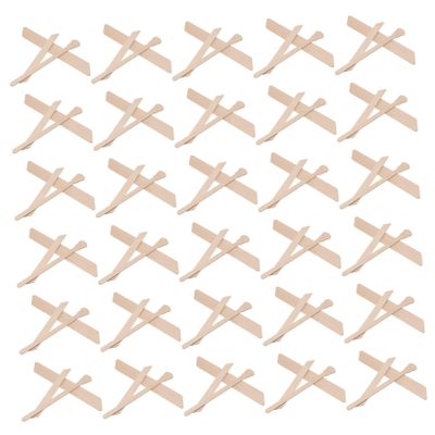 Didiseaon Gentle Hair Removal 150pcs Wooden Wax Strips Kit Applicator Perfect for Home Use