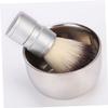 Didiseaon 1pc Stainless Steel Shaving Bowl for Men Rustproof Shaving Container for Travel Compact Design Easy to Clean for Home Barbers and Salons view 4
