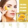 24K Gold Eye Mask  Collagen Under Eye Patches for Puffiness, Dark Circles & Wrinkles  Hydrating Anti-Aging Eye Gels (30 pairs) view 2