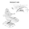 Artist hand 3 Motors Aesthetic Chair Dual Control Full Electrical Medical Facial Beds for Esthetician Beauty Bed Podiatry Doctors Chair view 2