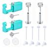 QWALIT Ear Piercing Gun Kit Earring Gun Piercing Kit Earring Gun Piercing Kit Piercing Gun Earrings Studs Ear Piercing Needle Kit With Earrings Silver view 1