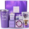 CITTA Gifts for Women Mom Wife Her, Unique Birthday Mother's Day Thank You Gift for Women, Best Friend, Lavender Spa Bath Gift Basket Set for Her, Self Care Get Well Retirement Appreciation Gifts view 1