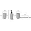 Bathroom Toiletry Set Bathroom Travel Toiletry Cup Five-Piece Home for Two (Color : E, Size : As Shown) (E As Shown) view 3