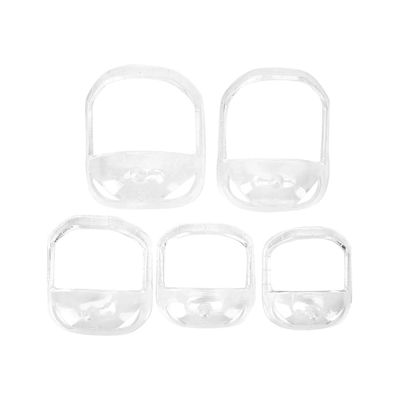 Lcvasvuz, Beard Shaper, Versatile Beard Styling, Beard Template, Goatee Shaper, 5 Templates Included, Portable Design, 10 x 8.3 x 5.3 cm, Clear