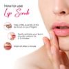 QURA Lip Scrub Balm for Men and Women. Removes Dark Lips, Dry Lips, Chapped Lips, and Lipstick Stains. with Beetroot, Vitamin C, Honey&Walnut/Chemical Free - 15 g view 2