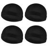 Silky Bonnet for Men, Wave Cap Satin Silk Hair Bonnet for Sleep, Durags Elastic Band Wave Caps for 360 540 720 Waves, Sleeping Shower Caps Silk Hair Wrap for Men Women (Black) view 1