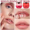 3 PCS Bee Lip Balm Lip Mask Honey Pot,Strawberry&Honey&Watermelon Lip Sleeping Mask,Hydrating Prevention Dry Lip Care,Moisturizing Lip Mask Overnight Reduces Lip Lines view 3