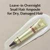 LADOR Snail Sleeping Hair Ampoule Serum - Intensive Overnight Leave-In Mask - Treatment for Frizzy Dry Damaged Thinning Hair Korean Haircare view 2