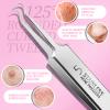 Teenitor Blackhead Remover and Pimple Popper Tool Kit, 2 Blackhead Extractor, 1 Ingrown Hair Tweezers, 2 Pimple Extractor Pore Extractor Blackhead Remover Tool Acne Tools for Face view 3