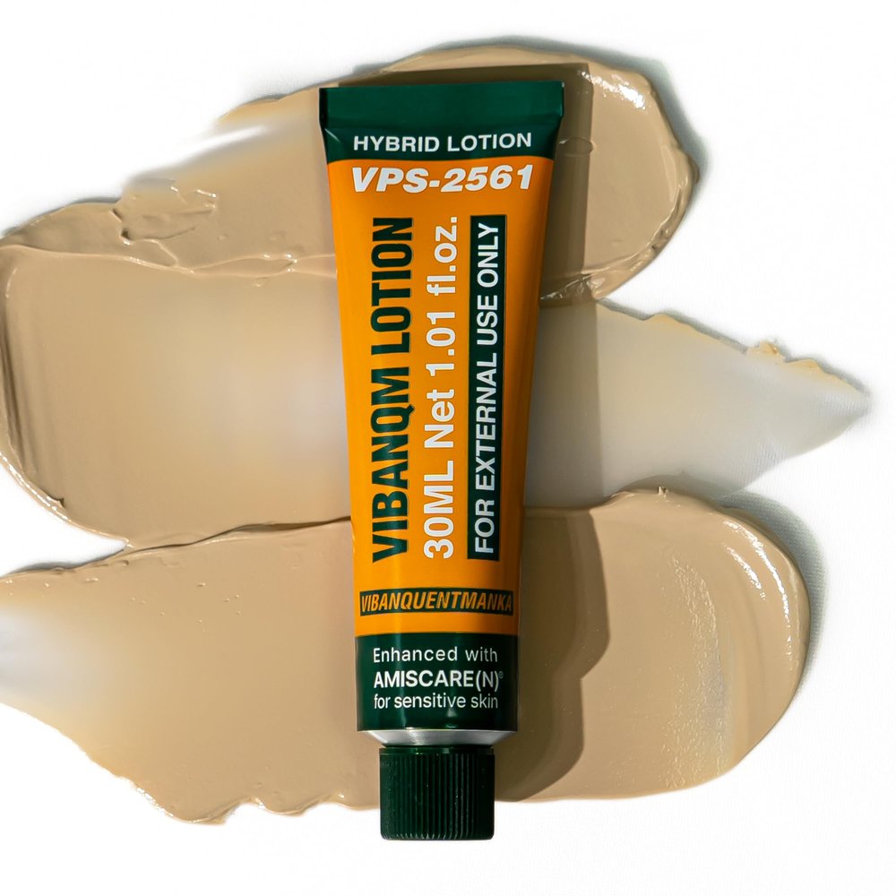 VQM VIBANQUENTMANKA Lotion  Korean Moisturizer for Acne-Prone Skin, Barrier & Wrinkle Care with PDRN, Centella Asiatica & Salmon Extract, 30 mL / 1.01 fl. oz.