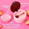 4 PCS Bee Lip Balm Honey Pot-Strawberry, Watermelon, Apple Lime, Honey Lip Mask Overnight Propolis Moisturizing,Vitamin E Prevention Cracked &Chapped Lips,Christmas Gifts Lip Balm view 4