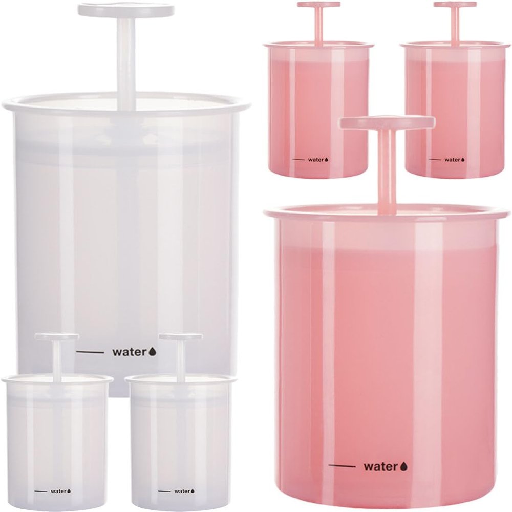DOITOOL 6pcs Face Wash Foamer Marshmallow Whip Maker Facial Foamer Shower Bath Shampoo Foam Maker Skincare Tools Facial Cleansing Tool for Face Wash