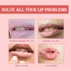 3 PCS Bee Lip Balm Honey Pot, Exfoliating Honey Strawberry Watermelon Lip Mask Overnight with Built-In Brush, Hydrating Prevention Dry and Crack Lip Scrubs Exfoliator Lip Wrinkle Care view 4