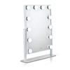 Hollywood Light Up Vanity Makeup Mirror with LED Lights for Makeup Dressing Table Professional Illuminated Cosmetic Mirror with 12 Dimmable Bulbs Includes Power Supply Home vanity mirror (Color : Gol view 1