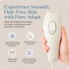 SmoothSkin Pure Adapt Champagne IPL Hair Removal Device, at-Home Laser Hair Removal for Women & Men, Visible Results in 2 Weeks, Safe for Face & Body, Long-Lasting Hair Reduction, Full Body Use view 4